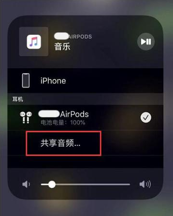 夏邑苹果14音频维修点分享iPhone14音频共享设置方法 